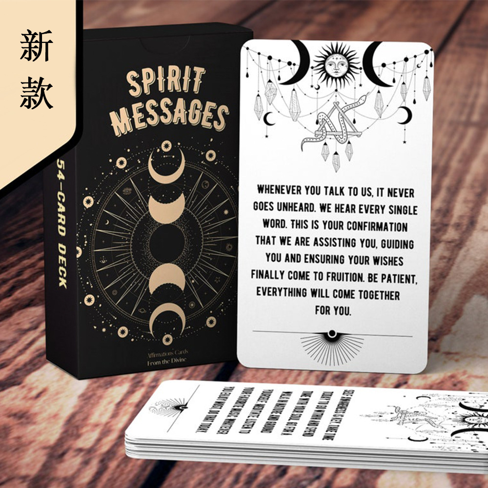Spirit Messages Oracle Cards Tarot Deck For Party Games_voghion.com