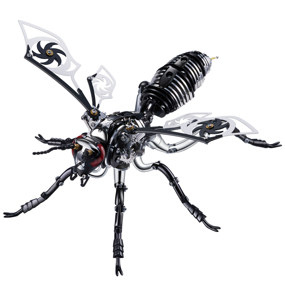 Insectos mecánicos abejas de alta dificultad modelo de ensamblaje de metal creativo DIY adornos regalo juguetes de puzzle