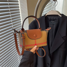 抖音爆款格子包mini手提包单肩包斜挎包休闲包高级百搭大容量饺子