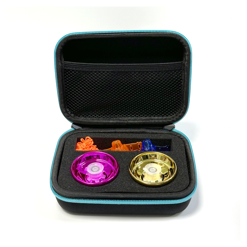 Bolsa de almacenamiento de bolas de yoyo multifuncional de 1-12 orificios Bolsa de bolas de amortiguación de vibraciones de punto Caja de almacenamiento de EVA Caja de colección portátil
