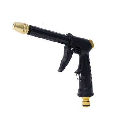 Factory Direct Supply High-Pressure Car Wash Water Gun Household Tool Water Pipe Hose for Watering Flowers Household Set Exclusively for Foreign Trade (High pressure car wash water gun) - 1-black-cannon-water-gun
