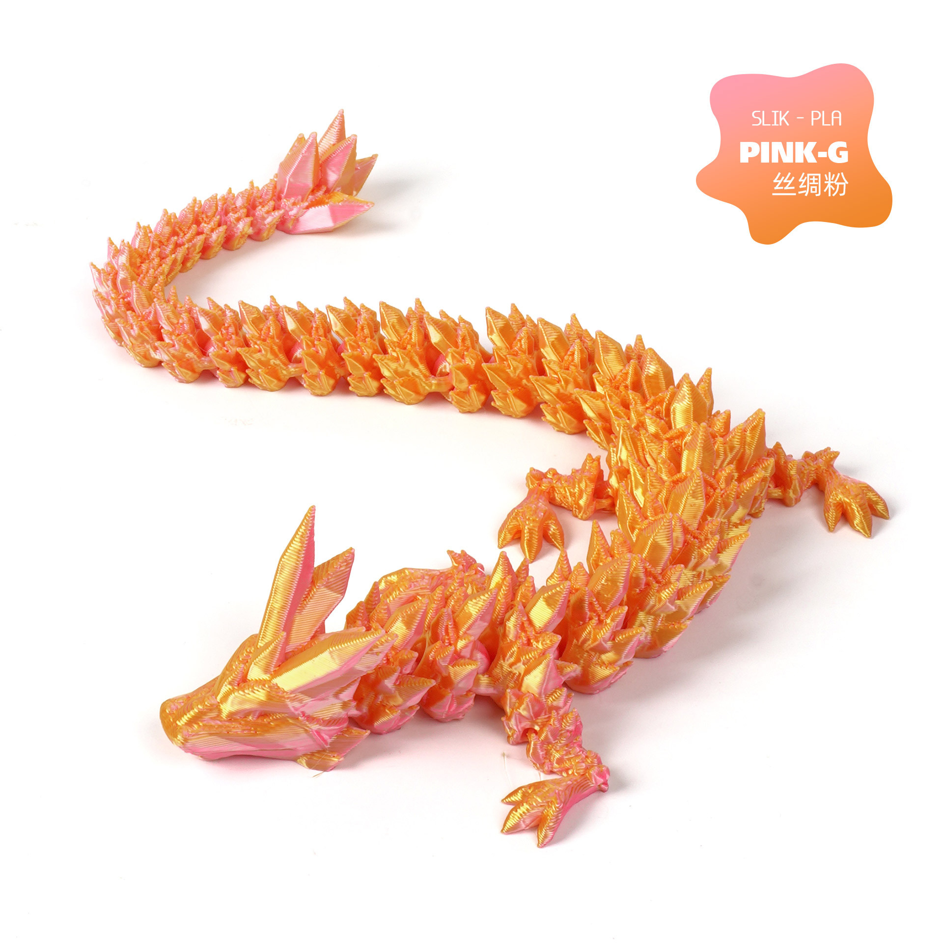 Impresión 3D de cristal dragón ornamentos hechos a mano actividades articulares juguetes de dragón artesanías China dragón huevo al por mayor transfronterizo