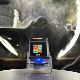 透明小电视适稚晖君含25.4mm分光棱镜小摆件可播放图片视频