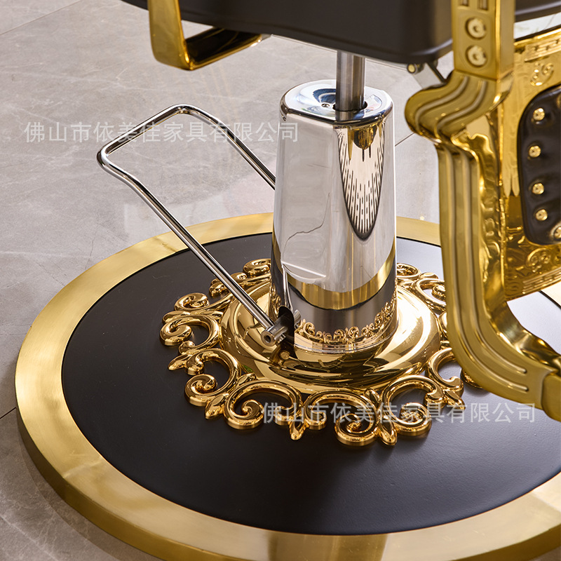 Silla de barbería de hombre de alta gama se puede invertir en la silla de barbería retrógrada silla de barbería especial silla de corte de pelo