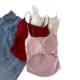 Summer Pure Sweet and Spicy Design Pleated Camisole Women's All-match Chest Pad Inner Wearing Outer Wearing Beautiful Back Top