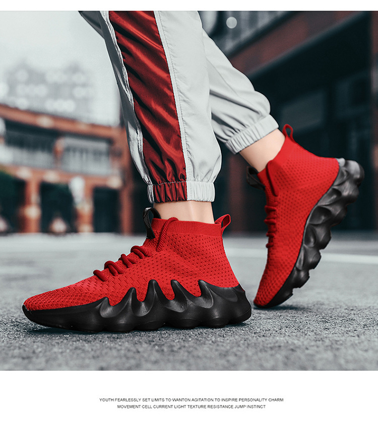 Neue übergroße, leichte, atmungsaktive Socken, vulkanische Sport- und Freizeitschuhe, trendige Herrenschuhe in koreanischer Version_voghion.com