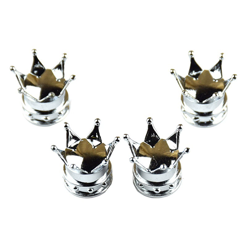 Модификация автомобильной шины ювелирные изделия Корона крышка воздушного сопла пластиковый гальванический медный сердечник Корона крышка клапана трансграничная