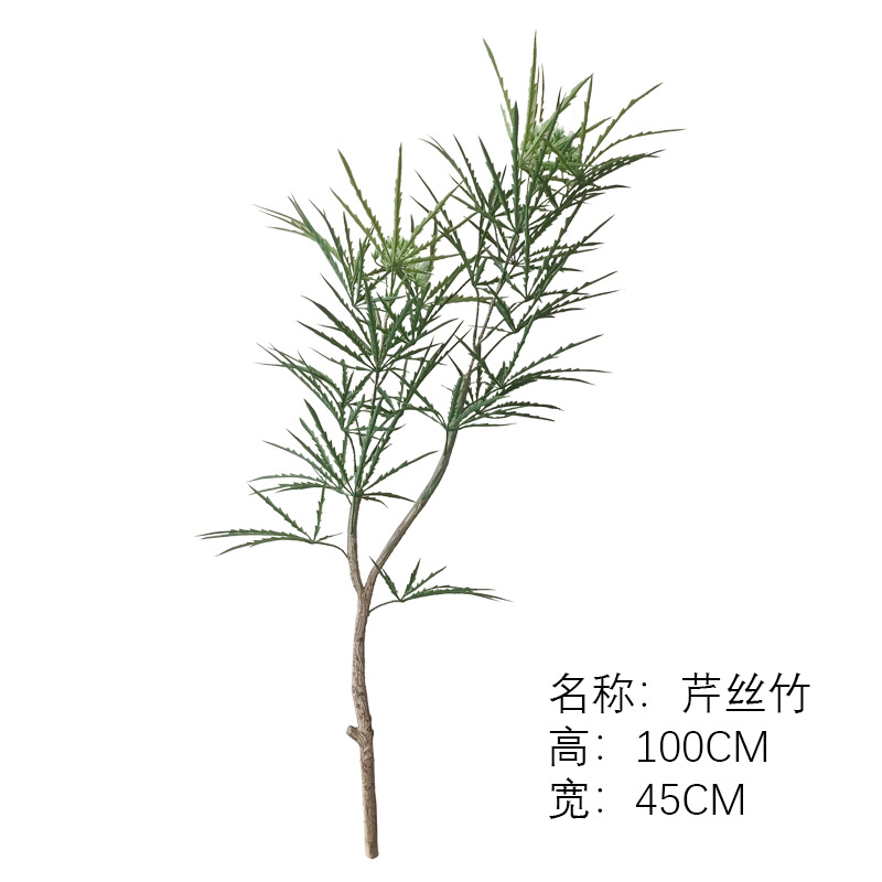 (Nuevo) apio de seda y bambú