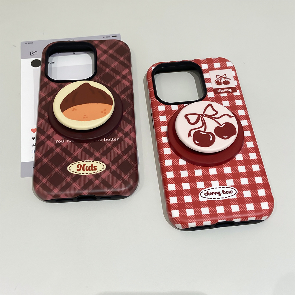 Apple 17/16 Promax Magnetic Film Mobile Phone Case Suitable for iPhone 14 Two-In-One 15 Stand Protective Case