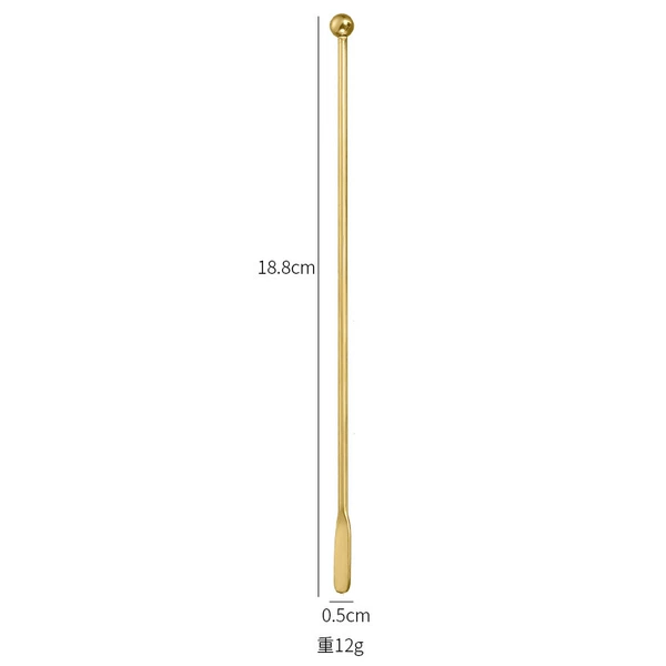 Golden mixing stick, 19cm