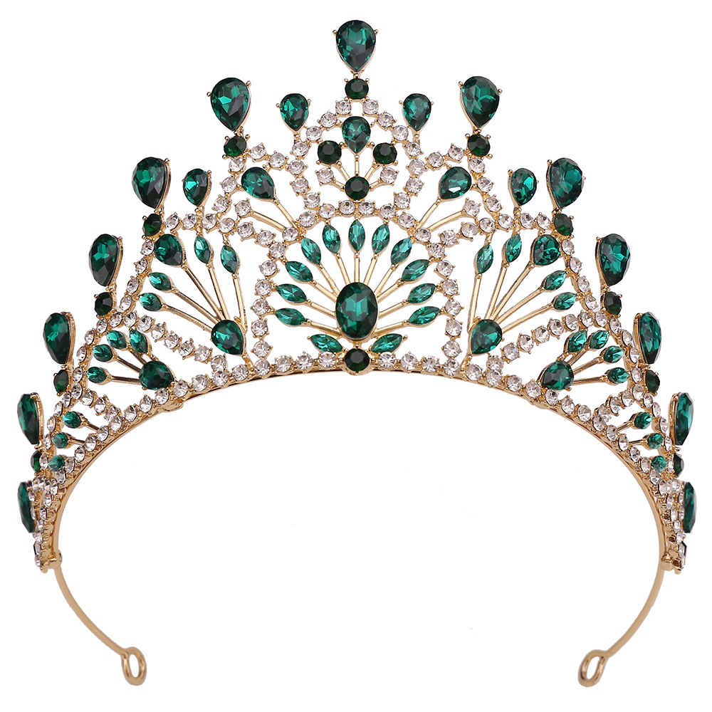 400g Weight Crown Hair Accessories Type Rhinestones Inlay Material 1 Piece Quantity Wedding, Birthday, Festival Occasion Alloy Material Crown, Knot Pattern All Seasons Season Women's Gender Plating Design Retro, Bridal, Shiny Style Gold Color Retro Bridal Shiny Women's Crown Knot Alloy Plating Rhinestones Crown 22