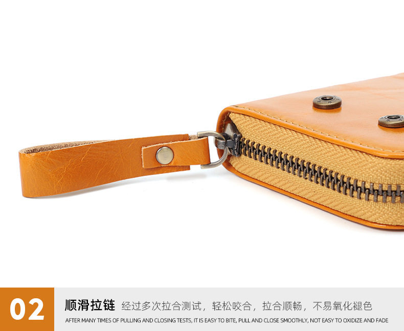 Ví nữ da bò thật cổ điển dạng gấp đựng tiền xu thẻ 11×6×8 cm — Màu đen, Đỏ hoa hồng chi tiết 32