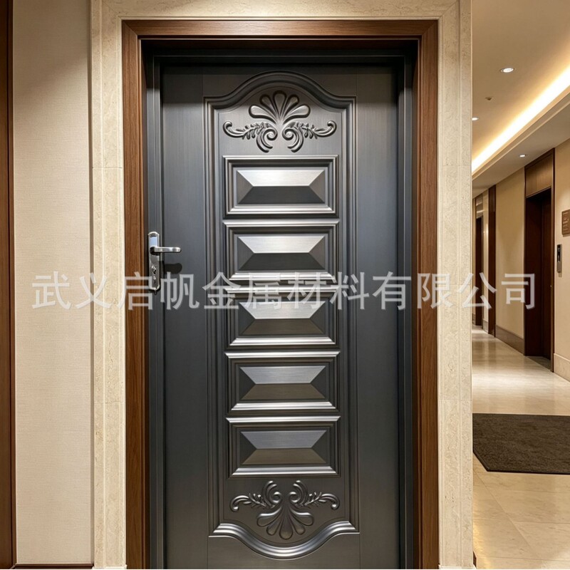 Stamped and embossed door panels, metal sheets, entrance door panels for apartments, self-built houses, and rental properties Stamped and embossed door panels, metal sheets, entrance door panels for apartments, self-built houses, and rental properties