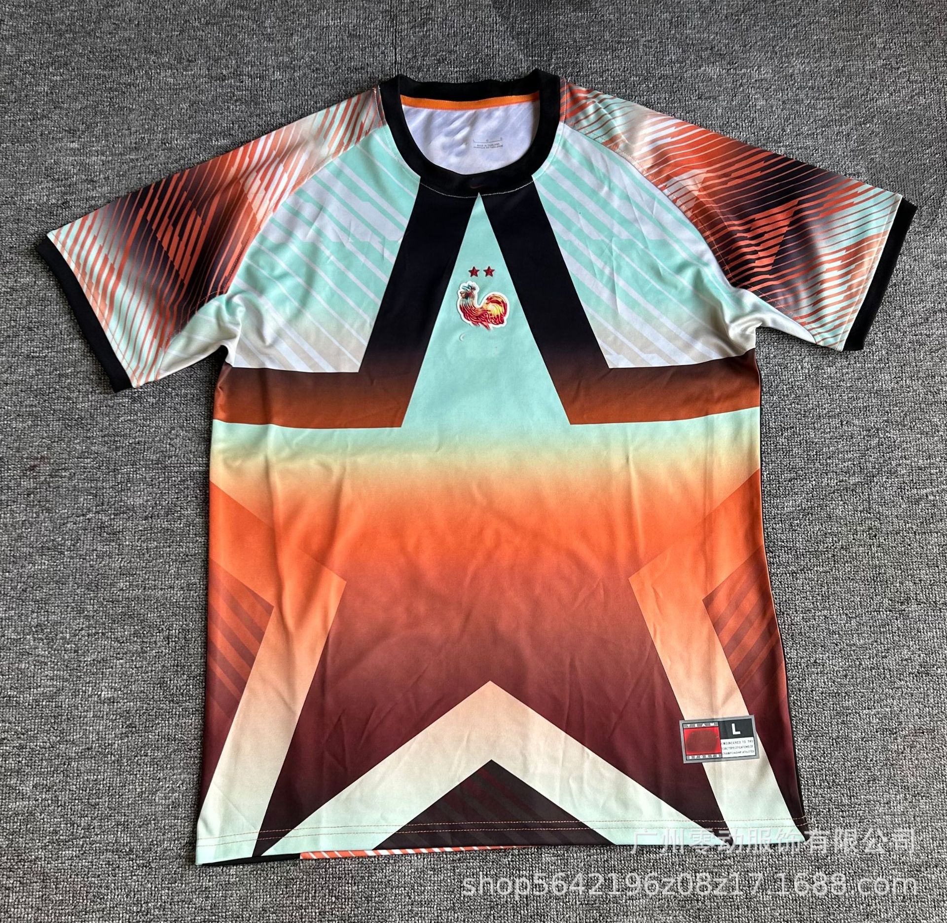 26 camisetas de EE. UU., Canadá y México: México, Países Bajos, Argentina, Portugal, Francia, Brasil, uniformes de fútbol de Francia.