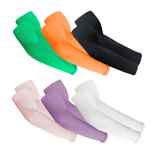Cycling sun protection sleeves summer arm guards 3D seamless enlarged loose anti-UV mosquito repellent ice silk sleeves