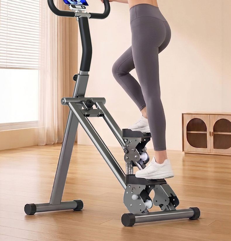 Çok İşlevli Merdiven Tırmanma Makinesi Ev Kullanımı Yağ Yakma Fitness Cihazı Erkek Kadın Bacak İnceltme Egzersiz Ev Merdiveni Makinesi