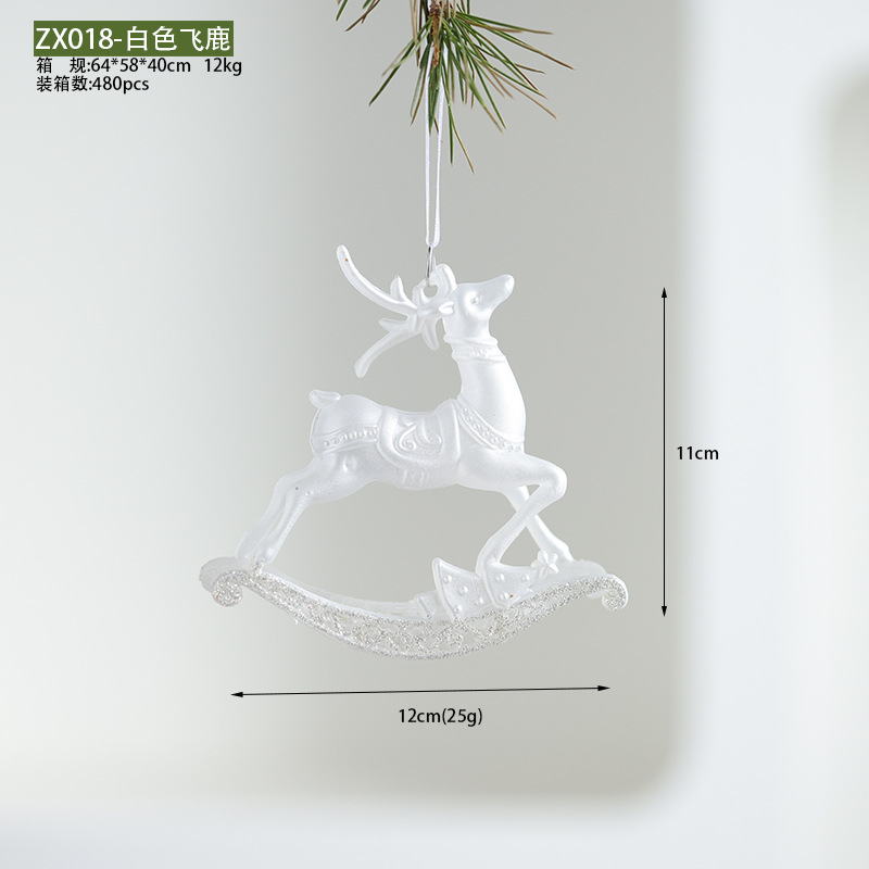 Buscando madera producto transfronterizo nuevo caramelo blanco de Navidad copo de nieve torre mariposa colgante de acrílico colgante de acrílico colgante de acrílico