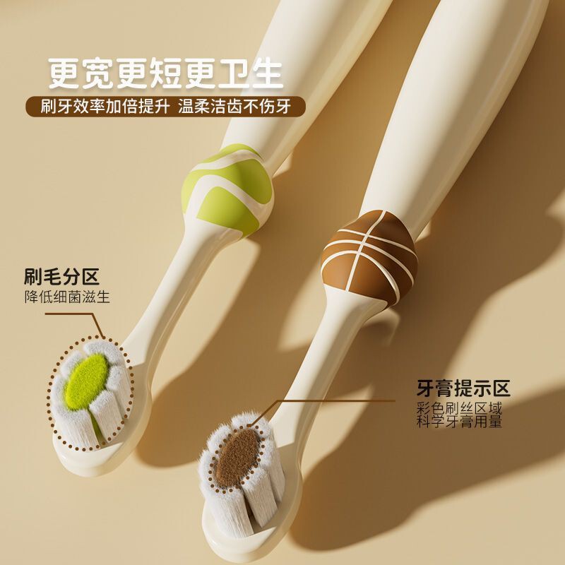 万毛儿童牙刷6到12岁软毛高级独立包装萌趣篮球婴童牙刷口腔清洁|undefined