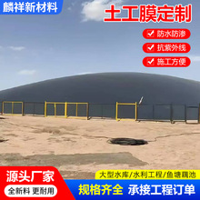 hdpe土工膜沉淀池沼气池防渗膜化粪池氧化塘垃圾填埋场黑色土工膜