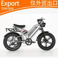20-дюймовый 48V500W электрический велосипедный мопед литиевый Harley масляный тормоз экспорт толстых шин внедорожный электромобиль