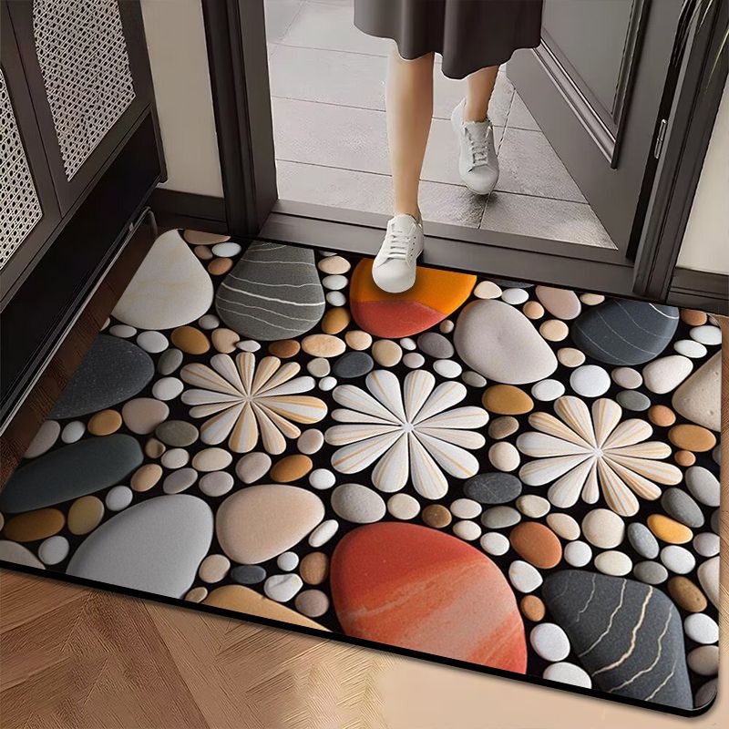 Alfombra de suelo de adoquines de diatomitas, almohadilla de pies absorbente de agua, almohadilla de pies antideslizante de baño resistente al desgaste image 7