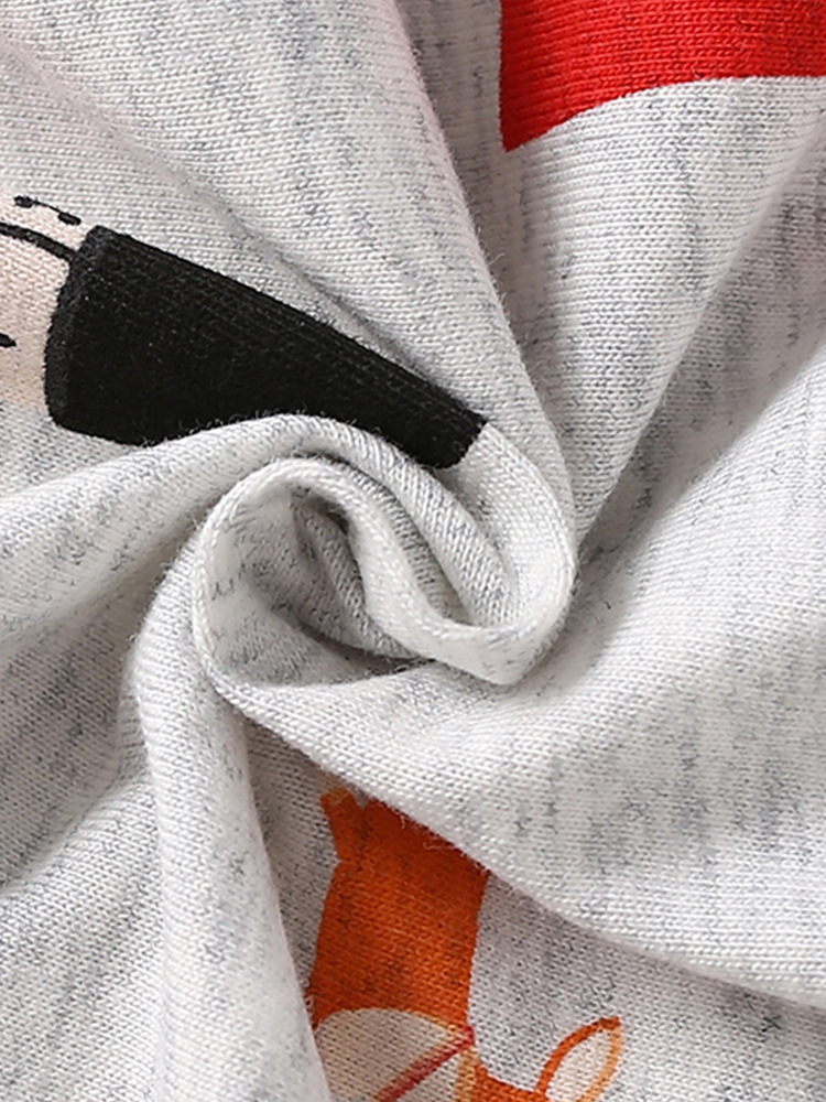 Malwee camiseta de niño otoño y invierno nuevo estilo europeo y americano para niños de media edad casuales de manga larga cuello redondo impresión de aire superior