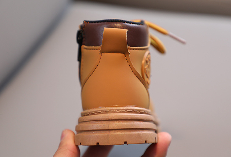 Martin 2023 Autumn/Winter New Children's Shoes Girls' Baby Little Yellow Boots Boys' Casual Soft_voghion.com