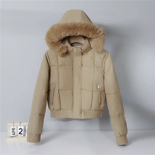 Short winter warm down jacket for students, Korean style