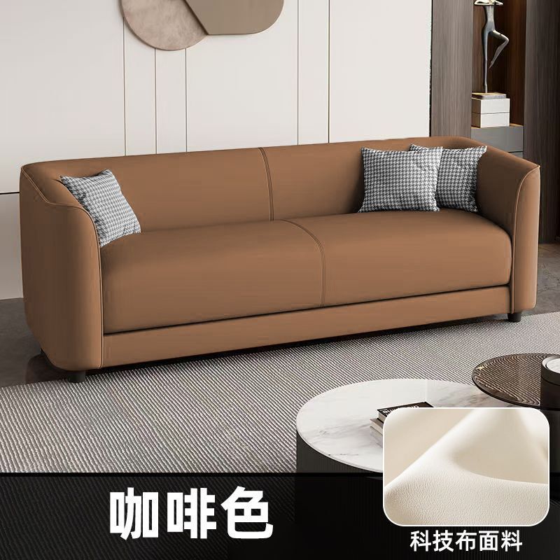 ソファ 小さなアパート リビングルーム シンプル レンタルルーム 衣類 レストラン レセプション キャットスクラッチレザー 2人掛け 3人掛け アパート|undefined