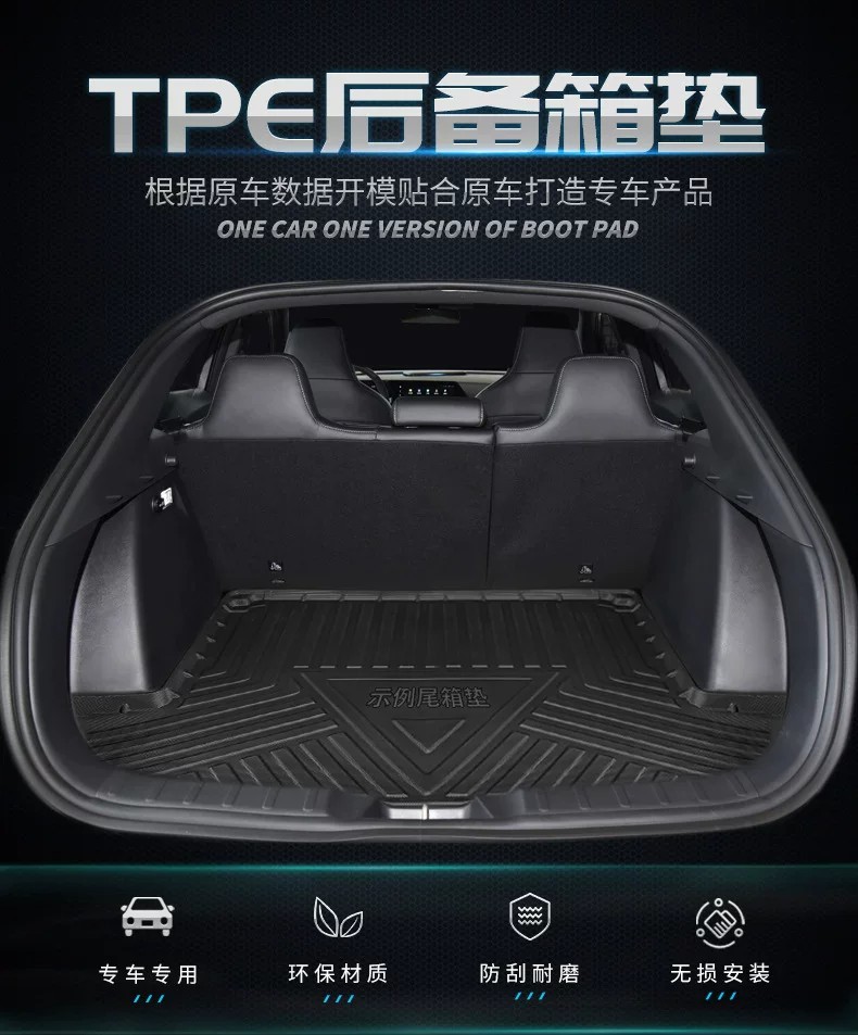 Suitable for 26 models of Ideal L8 Livis/Ultra, TPE backrest pad, waterproof and wear-resistant trunk mat