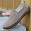 Cloth breathable footwear for leisure, comfortable sneakers, slip-ons, soft sole