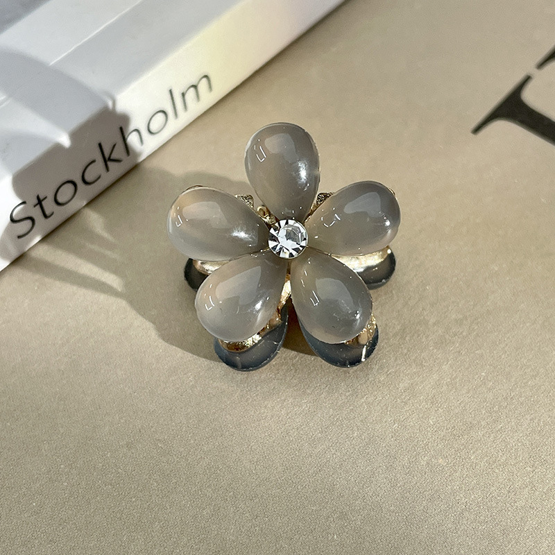 Pequeña flor de resina degradada-negro