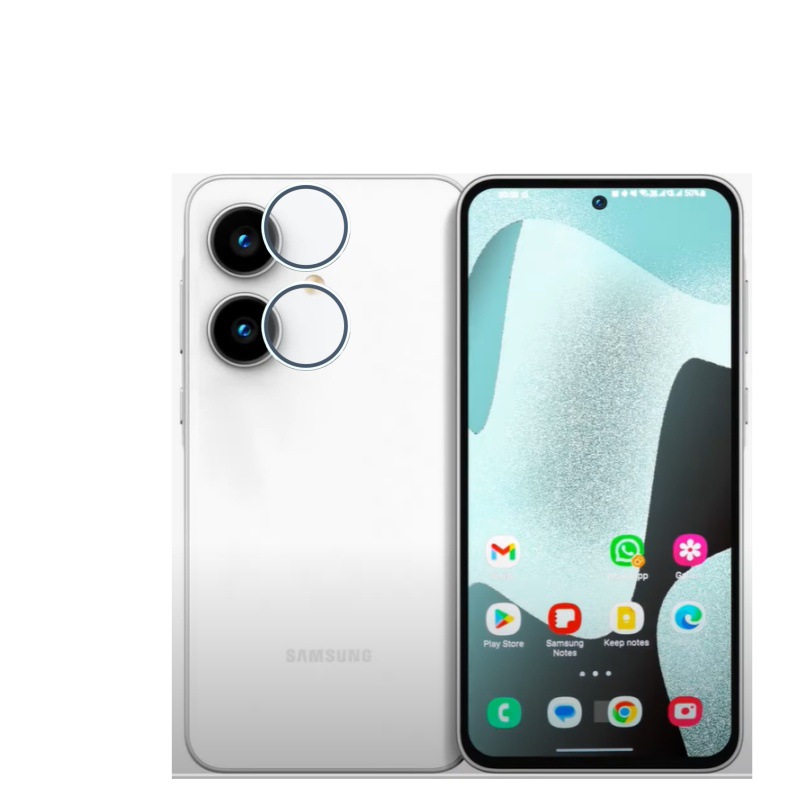 Aplicable a Samsung A36 película de lente Galaxy cámara trasera 3D serigrafía transparente anillo protector de vidrio adhesivo image 7