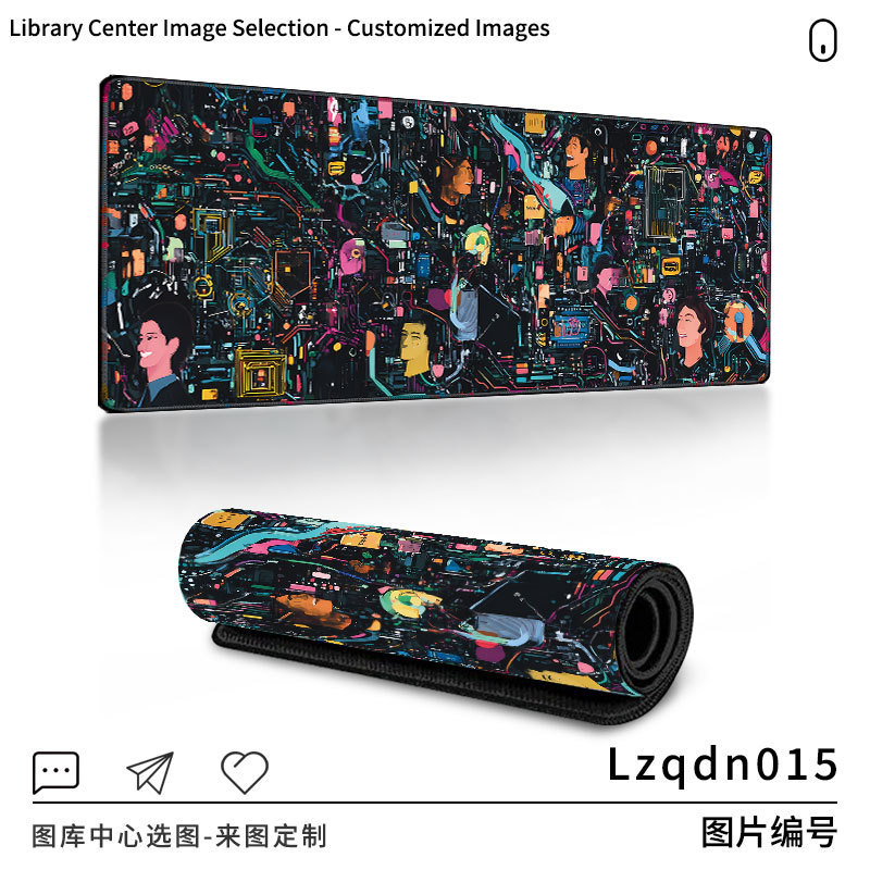 ソースメーカー卸売および小売マウスパッド大型デスクパッド厚みのあるエッジコンピュータキーボードパッド創造的な個性|undefined
