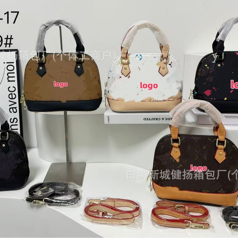驴家老花经典小贝壳包百搭轻奢单肩包手提包斜挎包外贸批发|undefined