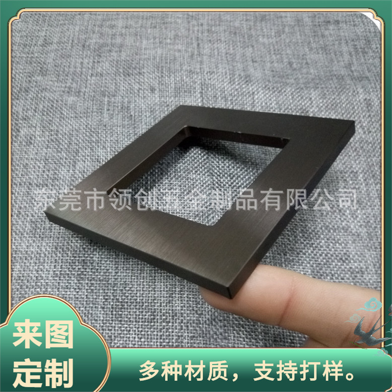 电子触屏金属面板 器械显示铝制面框 游戏机金属散热面板加工