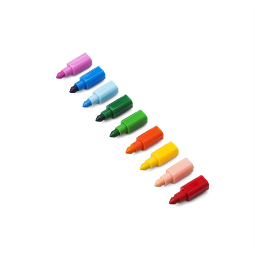 Creative Building Blocks, Connectable and Colorable Pencils, 12 Colors, Square, Detachable, Doodle Pens, Children's Color-Filling Pens, Stationery Wholesale