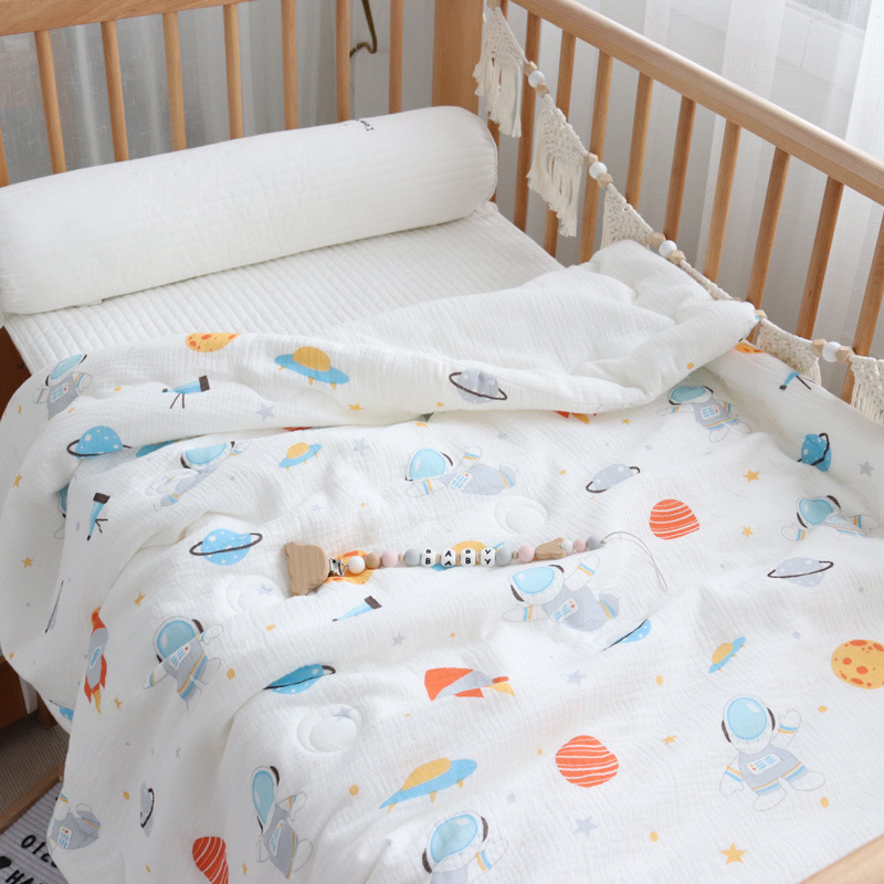 Children's gauze summer cotton breathable cool duvet for new born