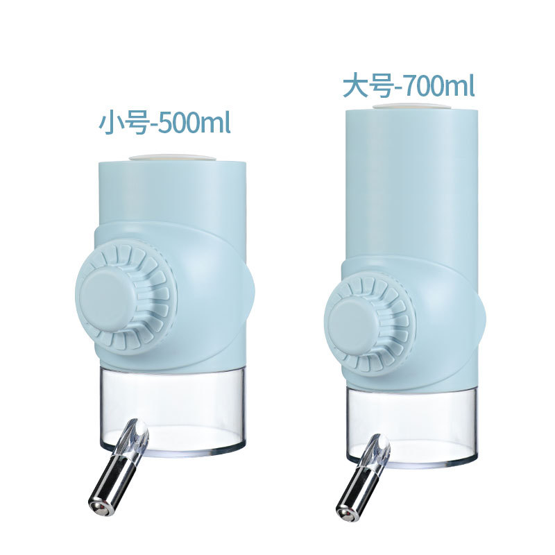 Dispensador automático de agua para perros jaula de perro colgando botella de agua para mascotas alimentador de agua automático bola lamiendo alimentador de agua