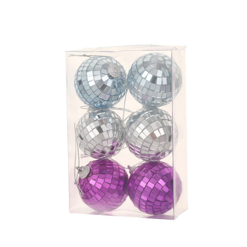 Árbol de Navidad discoteca colgante fiesta bar atmósfera espejo bola ventana fotografía escenario decoración props