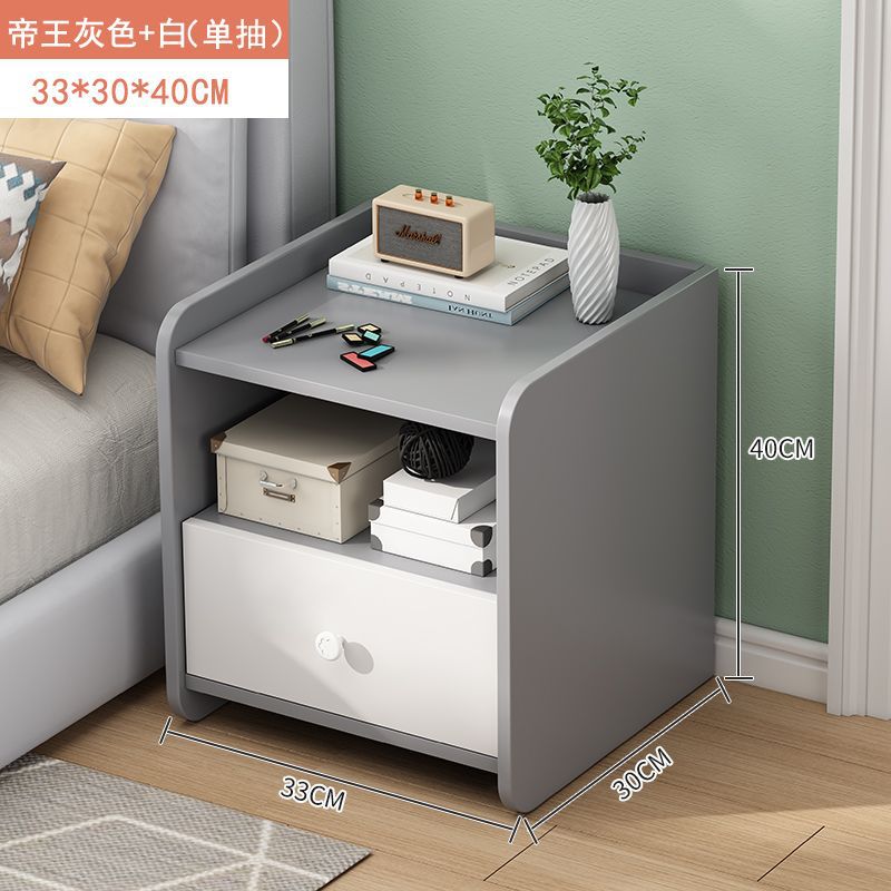 Tabera de cabecera de lujo ligera simple y moderna al lado de la cama del dormitorio pequeño estante de cabecera de la cama para alquiler de habitaciones armario de almacenamiento