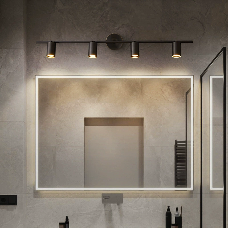 Copper LED front headlights for mirror for bathroom, sconce, light luxury style