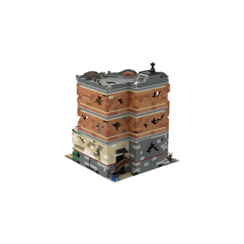 Architectural Cityscape Small Particle Building Blocks Set_voghion.com
