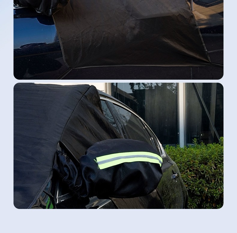 New car sunshade snow shield winter extended and thickened sunshade front windshield glass snow cover frost protection antifreeze