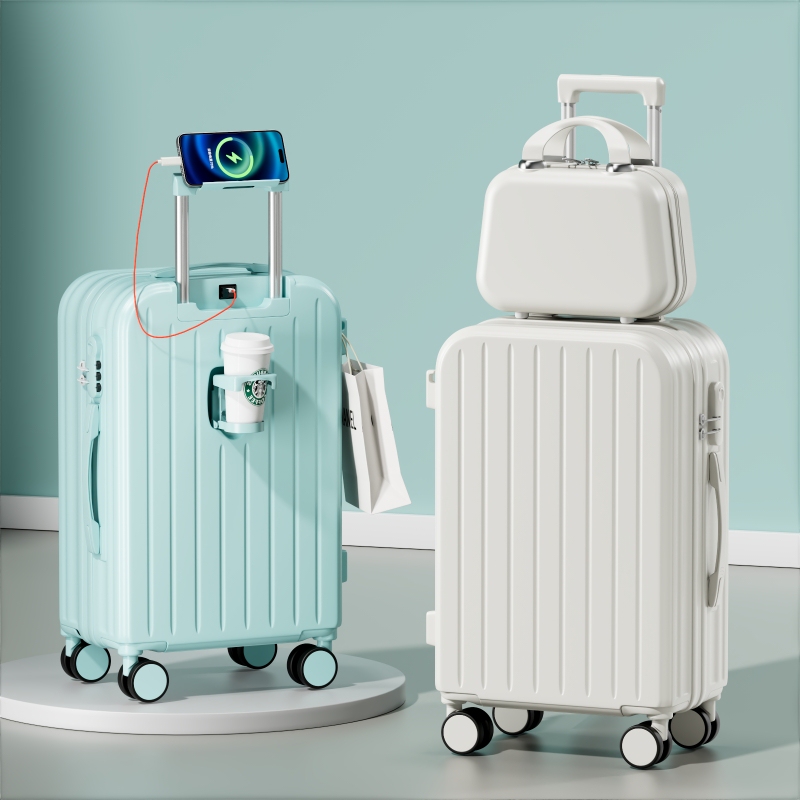 New Style Luggage Suitcase 20inch High-Looking Travel Suitcase with Wheels 24inch Men's Password-Protected Suitcase Student Travel Suitcase Large Capacity Travel Suitcase New Style Luggage Suitcase 20inch High-Looking Travel Suitcase with Wheels 24inch Men's Password-Protected Suitcase Student Travel Suitcase Large Capacity Travel Suitcase