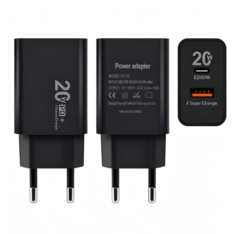 Cargador de Pared para Teléfono Móvil Estándar Europeo 5V2A ABS Carga rápida para Teléfonos Móviles Android