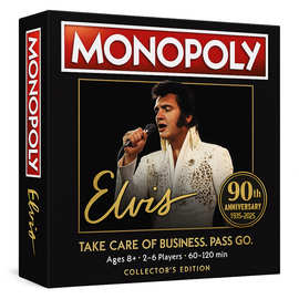 跨境定制新品 The King of Rock Roll 90th Anniversary Monopoly