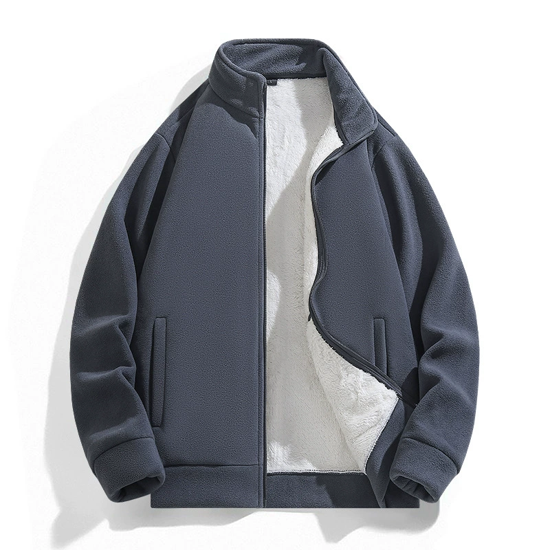 Теплый флисс 2024 новый осенний и зимний открытый флисс топы для мужчин и женщин