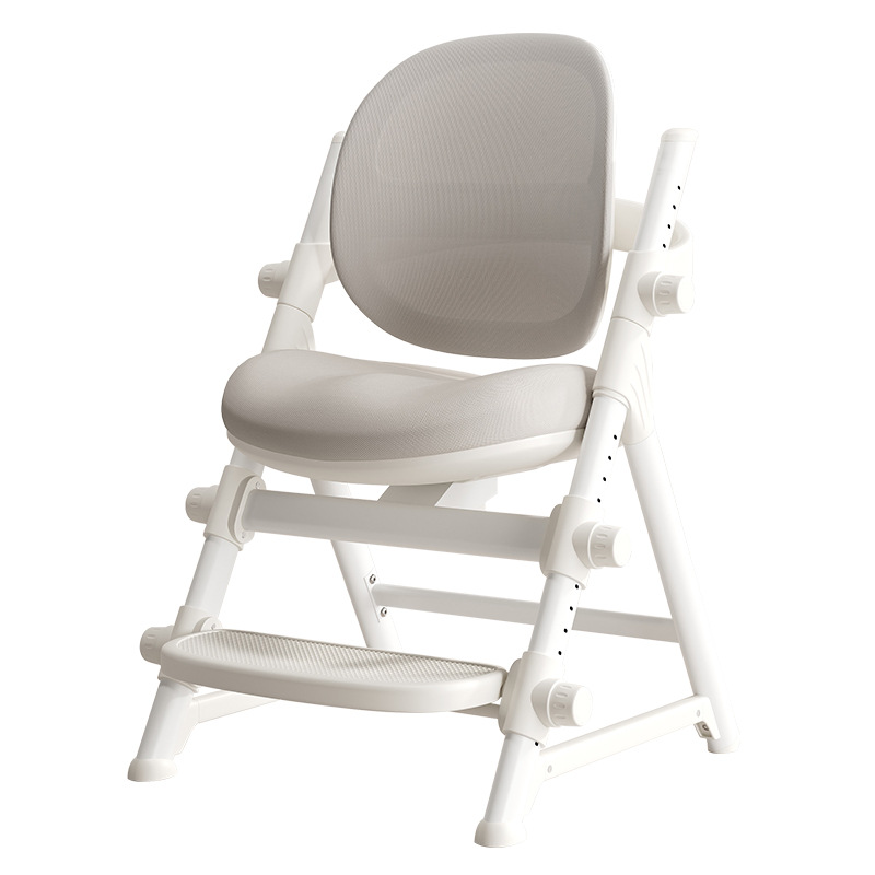 Children's Study Chair and Writing Desk, Adjustable Student Desk and Chair, Home Use Youth Study Chair