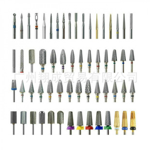 Nail art high-end pre-grinding head nail unloading tungsten steel alloy drill bit nail unloading drill carving grinding head